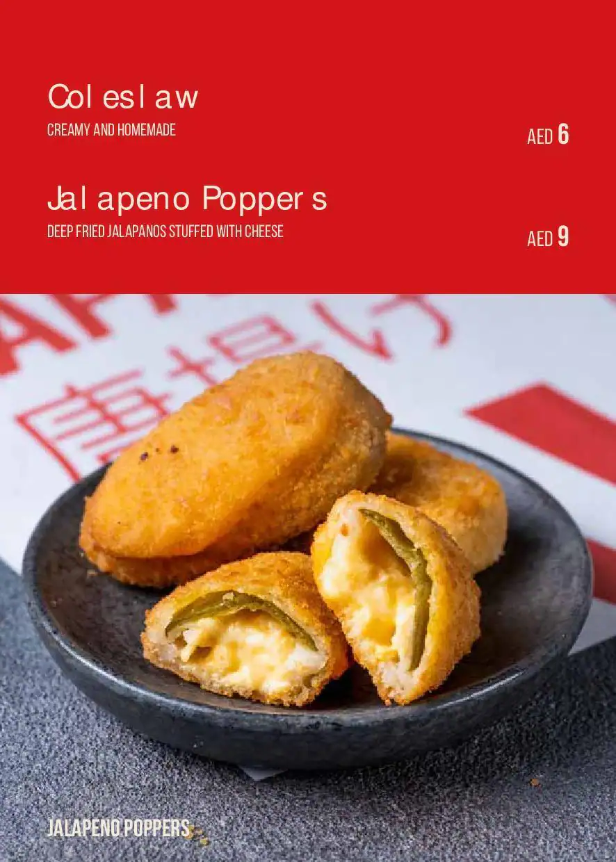 Japang - Japanese Fried Chicken & Sandos Menu 