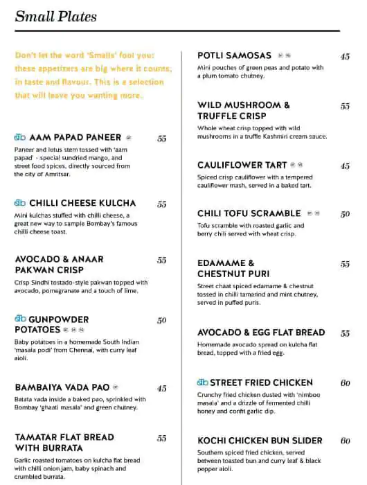 Bombay Borough - Indian Bar & Eatery Menu 