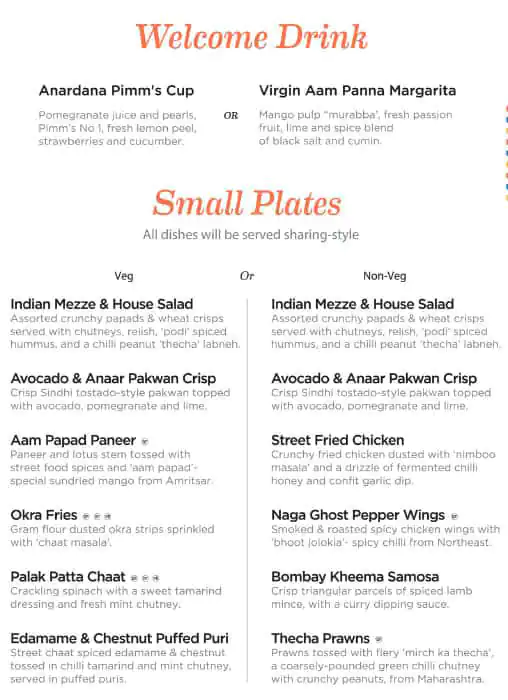 Bombay Borough - Indian Bar & Eatery Menu 