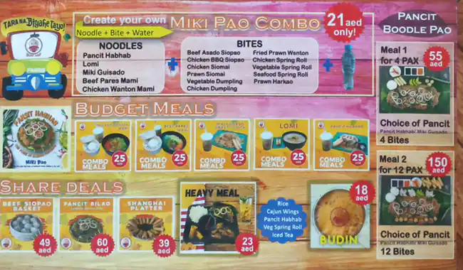 Miki Pao Restaurant Menu in France Cluster, International City, Dubai 