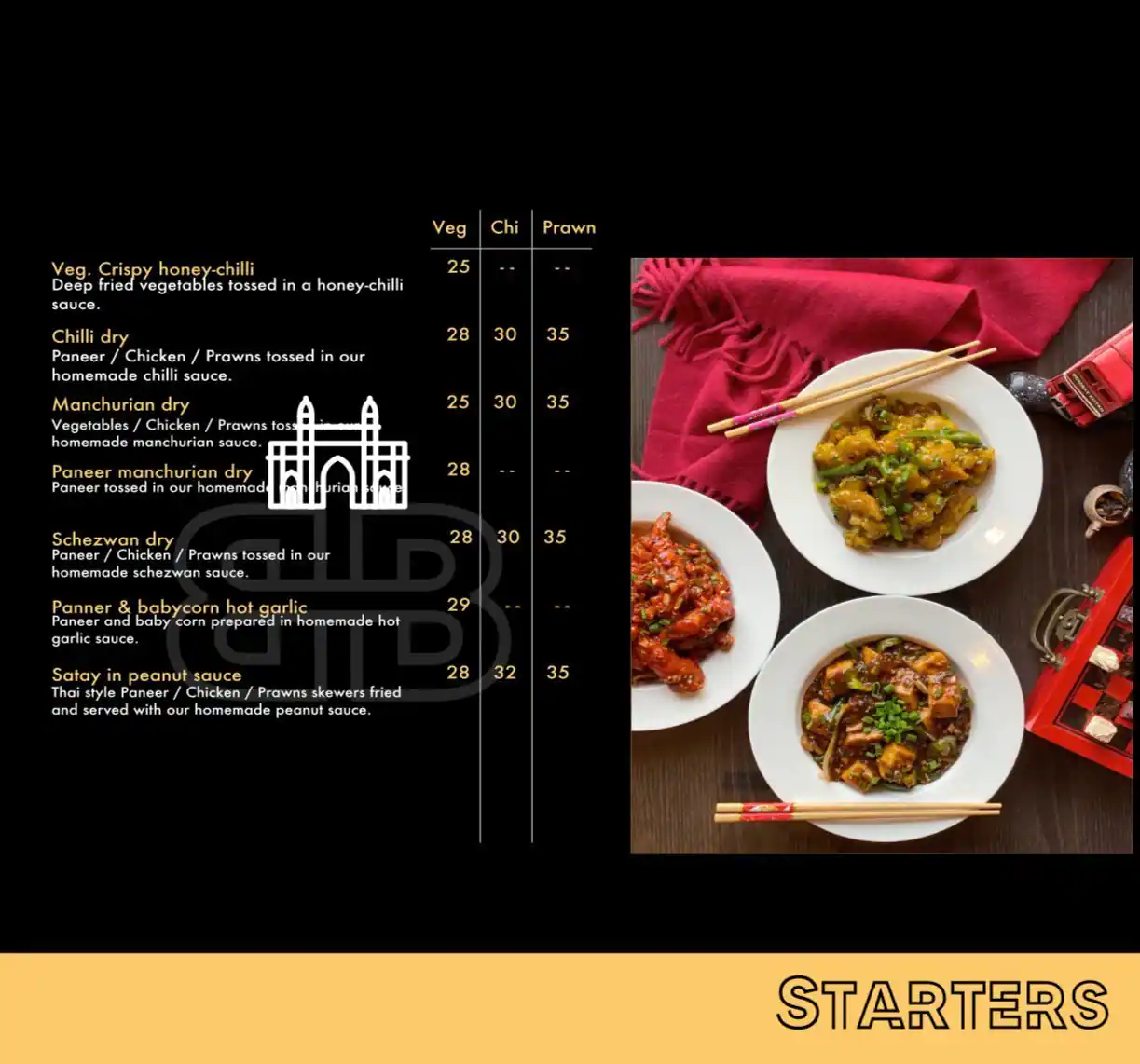 Bombay Bistro Menu in Al Nahda, Dubai 