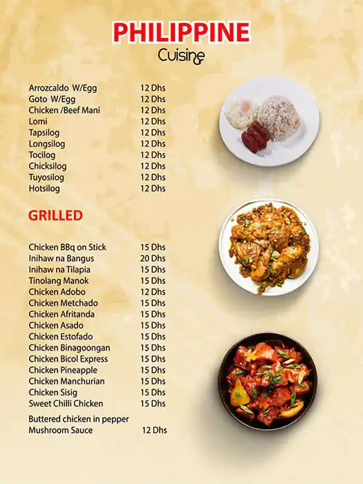 Kumar Dep's Kottu Menu in France Cluster, International City, Dubai 