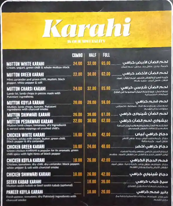 Rangeela Cafe & Restaurant  Menu 