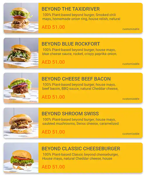 Gourmet Burger Kitchen Menu in Cluster J, Jumeirah Lake Towers, Dubai 