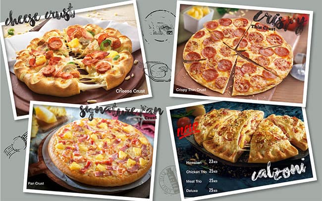 The Pizza Company Menu in Al Satwa, Dubai 