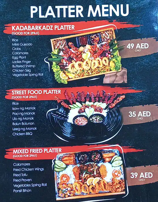 Ochado Cafe Menu in Al Karama, Dubai 