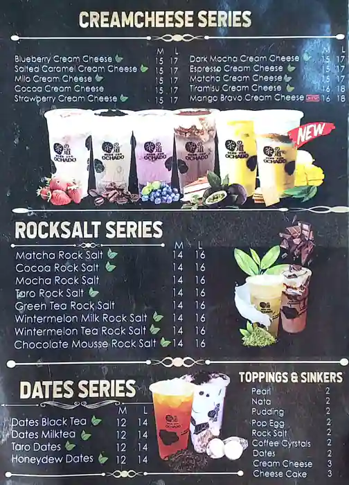 Ochado Cafe Menu in Al Karama, Dubai 