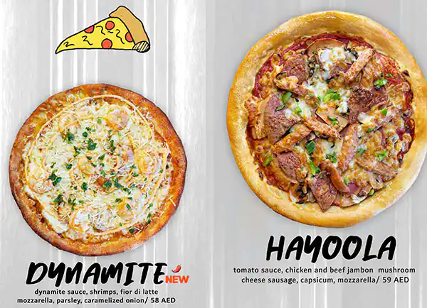 Pizza.AE Menu in Umm Suqeim, Dubai 