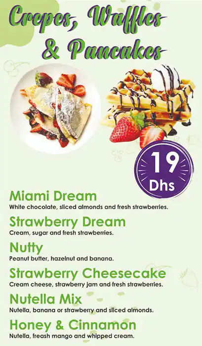 Yogurtberry Menu in DAFZA, Dubai International Airport Area, Dubai 