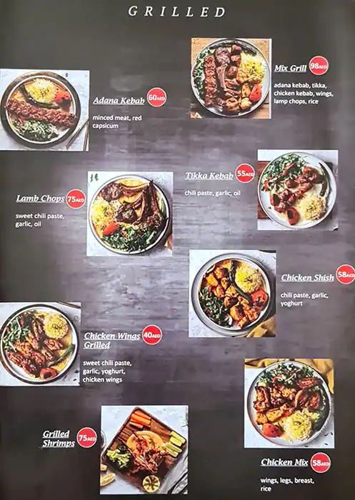 Taksim Cafe & Restaurant Menu in Umm Suqeim, Dubai 