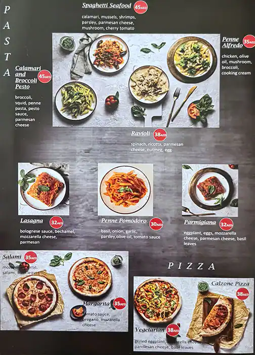 Taksim Cafe & Restaurant Menu in Umm Suqeim, Dubai 