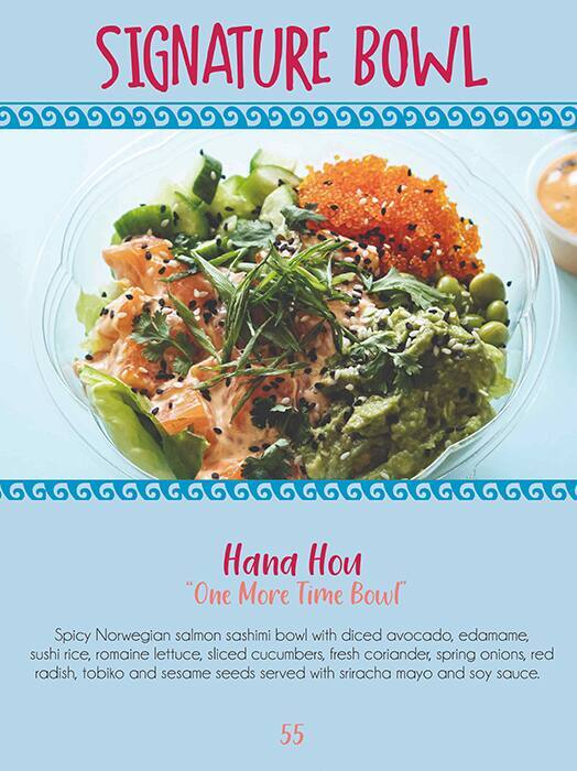 Poke Me - Tropical Poke Bowls Menu 