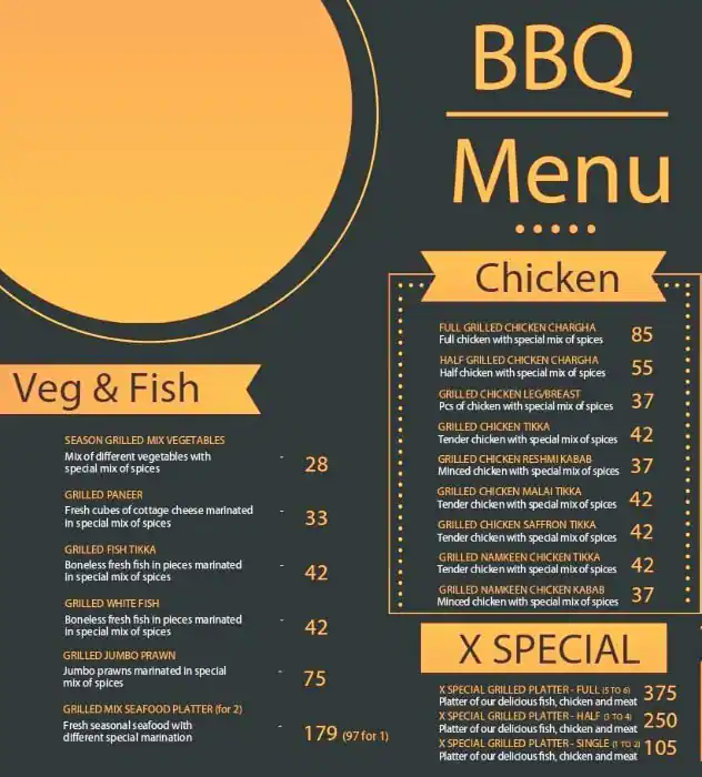 X Factor Menu in Kite Beach, Umm Suqeim, Dubai 