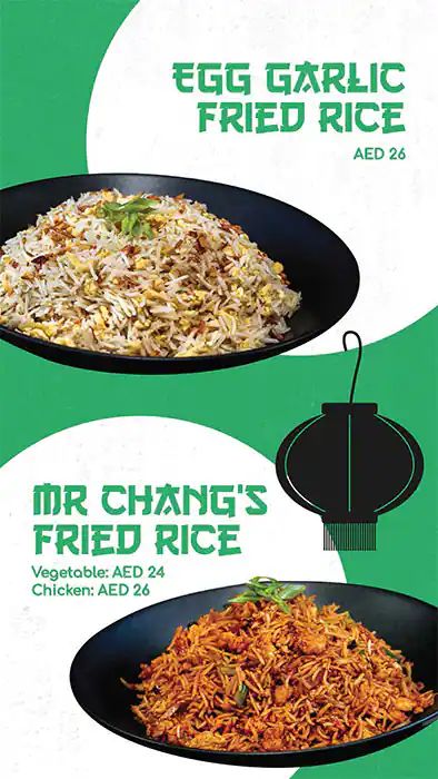 Mr. Chang's Chinese Menu in Bur Dubai 