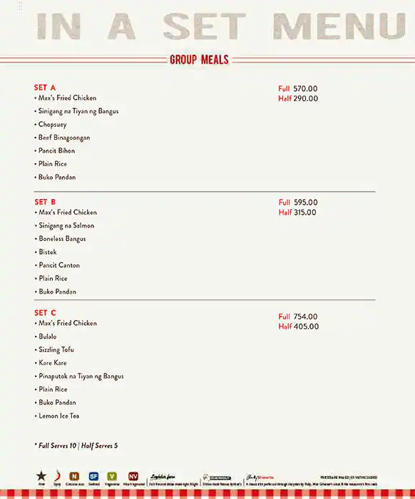 Max's Restaurant Menu in Deira 