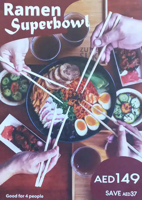 Zutto Suki Ramen Restaurant Menu 