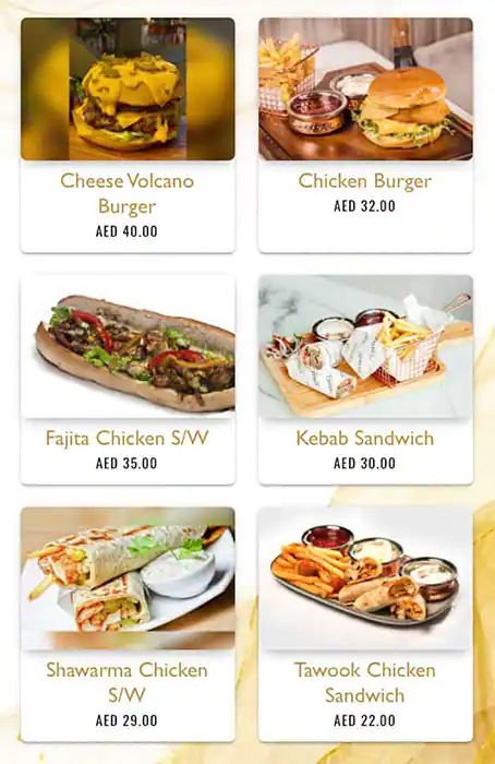 Armaanz World Menu in CITY WALK, Al Safa, Dubai 