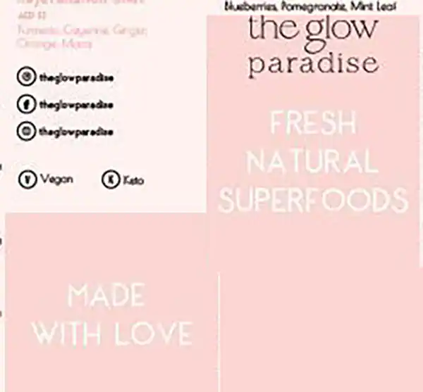 The Glow Paradise Menu in Barsha 