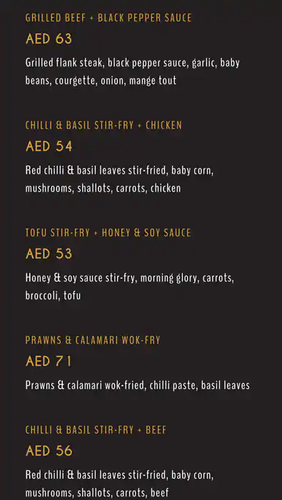 Smoking Doll Menu in Cluster W, Jumeirah Lake Towers, Dubai 