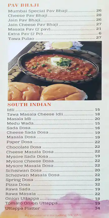 Kailash Parbat Menu in Oud Metha, Dubai 