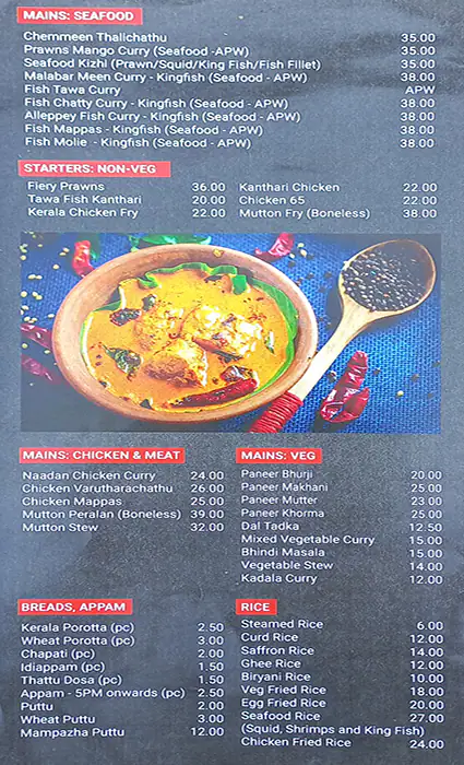 Best restaurant menu near Mex