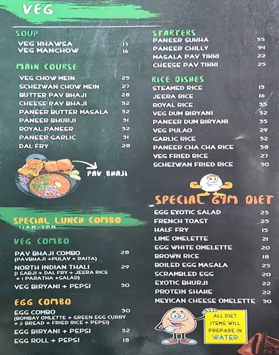 Eggiterian Cafe Menu in Cluster J, Jumeirah Lake Towers, Dubai 