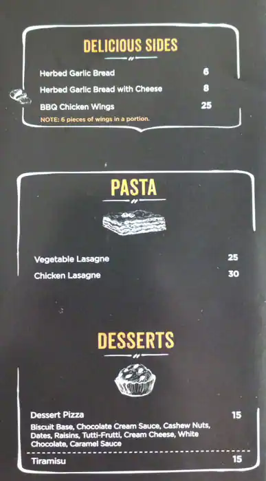 Circle Of Crust Menu in Trade Centre Area, Dubai 