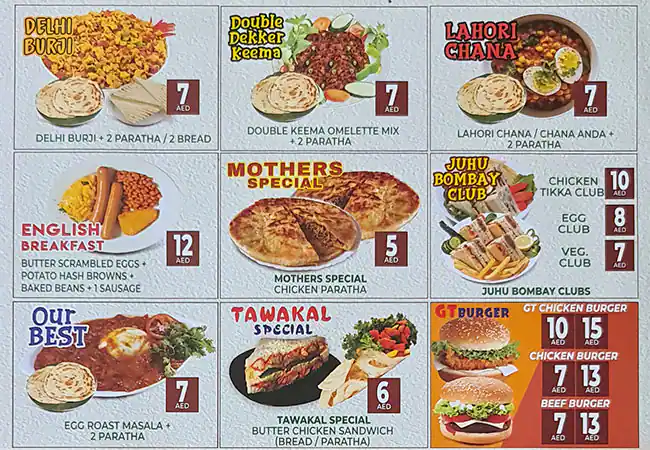 Tawakal Biryani House Restaurant Menu 