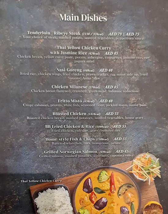 Bloomsbury's Menu in Al Ghurair Centre, Al Rigga, Dubai 