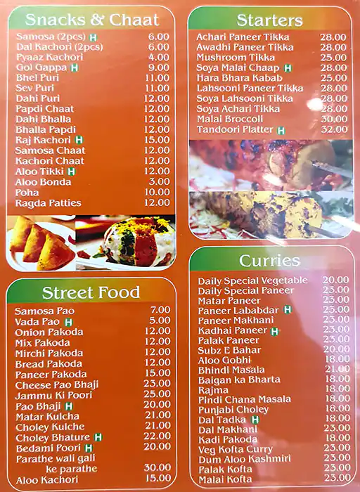 Tasty food Indian, Street Foodmenu BurJuman Centre, Mankhool, Dubai