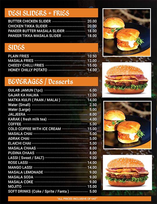 Tandoori Wings Menu in Barsha 