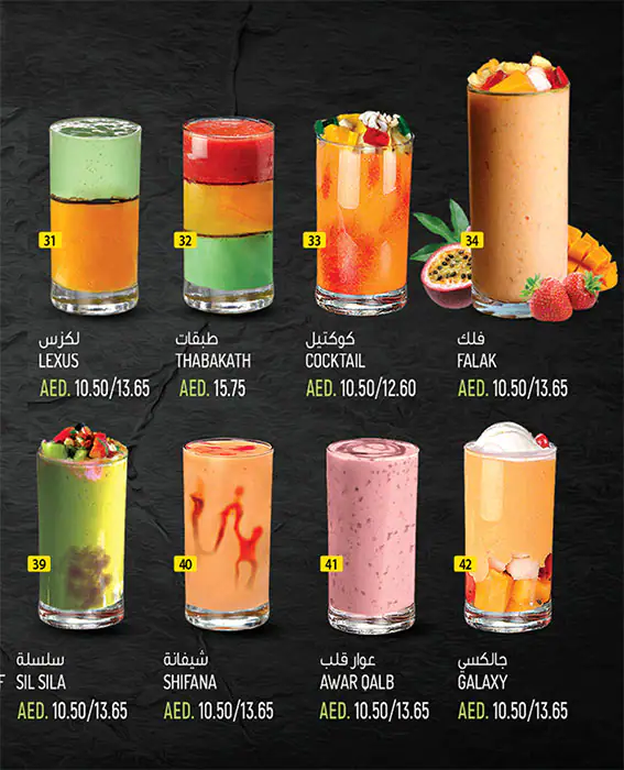 Juice N Bites Menu in Discovery Gardens, Dubai 