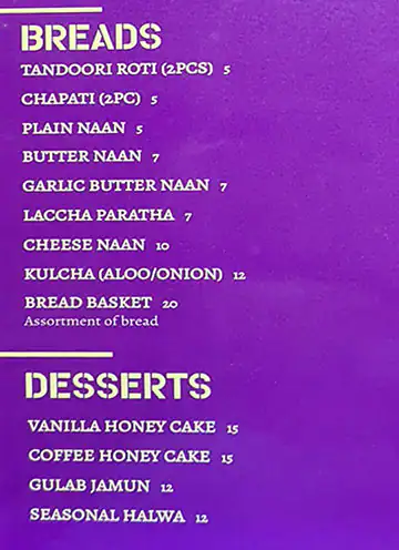 Masala Mantra Menu in Jumeirah Village, Dubai 