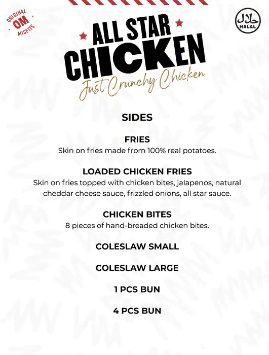 All Star Chicken Menu in Barsha 