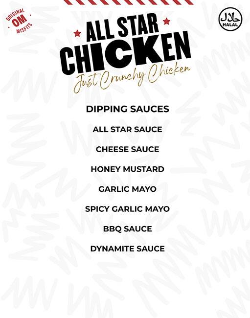 All Star Chicken Menu in Barsha 