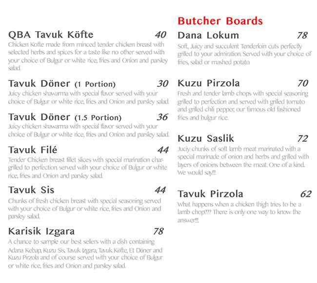 Qwik By Anatolia Menu in Cluster U, Jumeirah Lake Towers, Dubai 