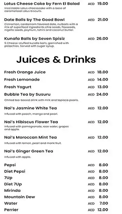 Pick N Pair Menu in Deira 