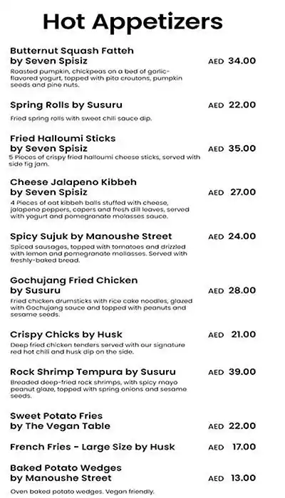 Pick N Pair Menu in Deira 