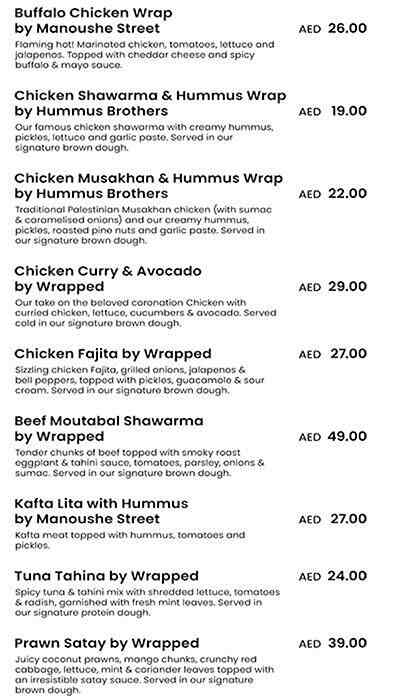 Pick N Pair Menu in Deira 