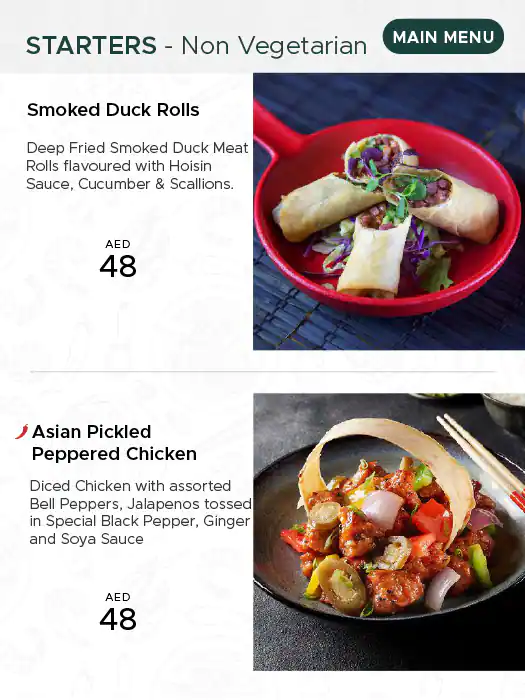 Asia Kitchen By Mainland China - اسيا كيتشين باي مينلاند تشاينا Menu 