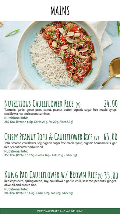 RAWKURE – Plant Based Gluten Free Kitchen Menu 