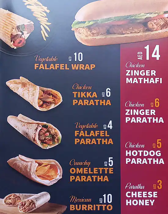 Teeffee Menu in Al Barsha, Dubai 