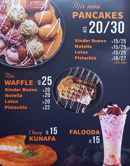 Teeffee Menu in Al Barsha, Dubai 