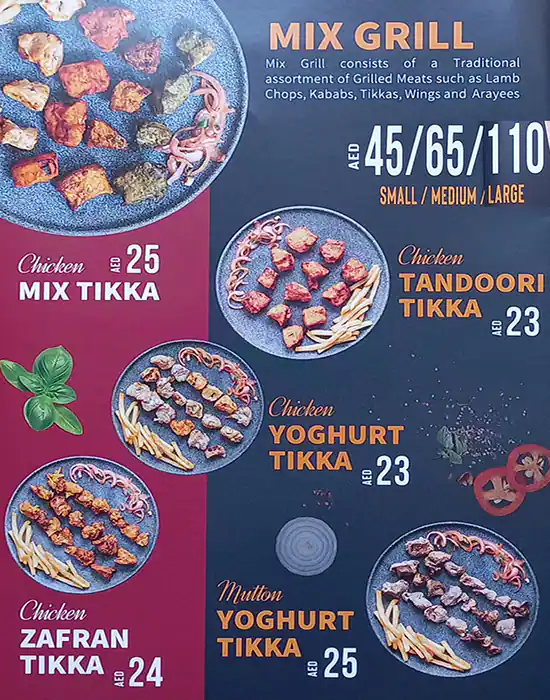 Teeffee Menu in Al Barsha, Dubai 