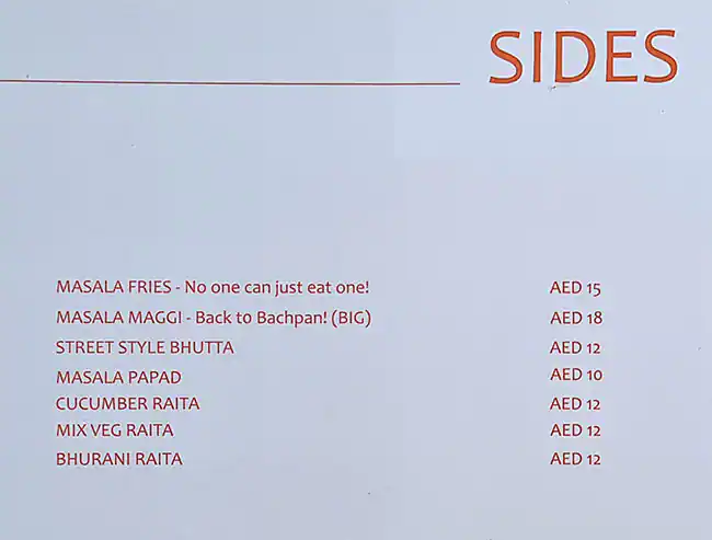 Tandoori Junction - تندوري جانكشن Menu 