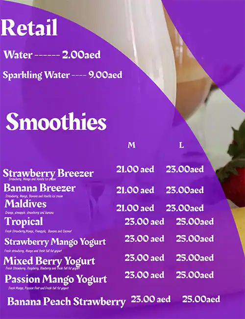 Twenty40 Menu in Barsha Heights, Dubai 