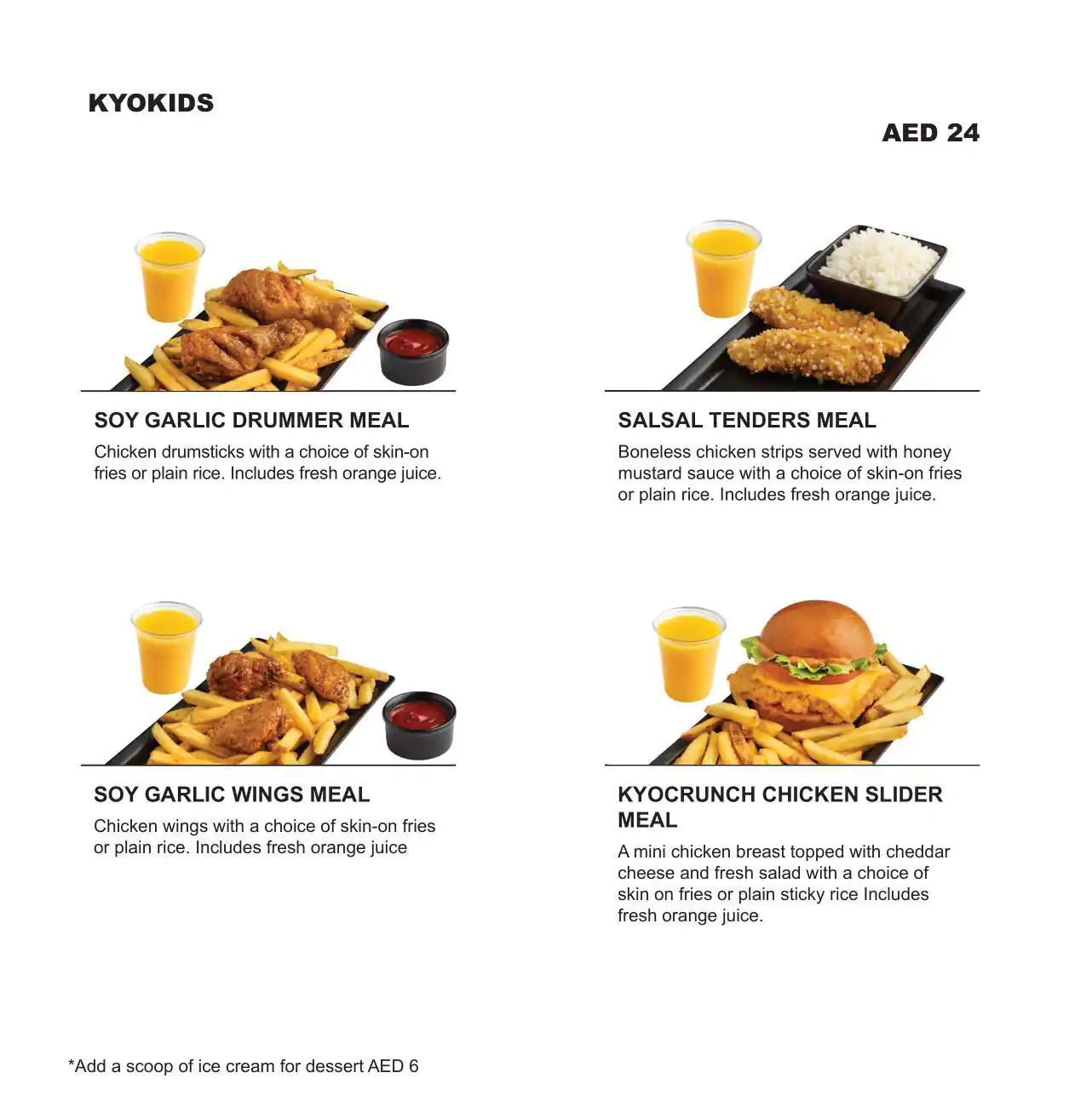 KyoChon Menu in Deira City Centre Area, Dubai 