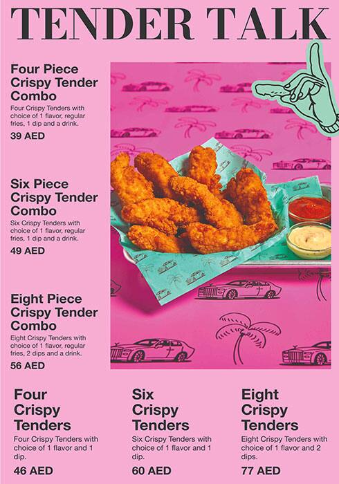 Another Wing by DJ Khaled Menu 