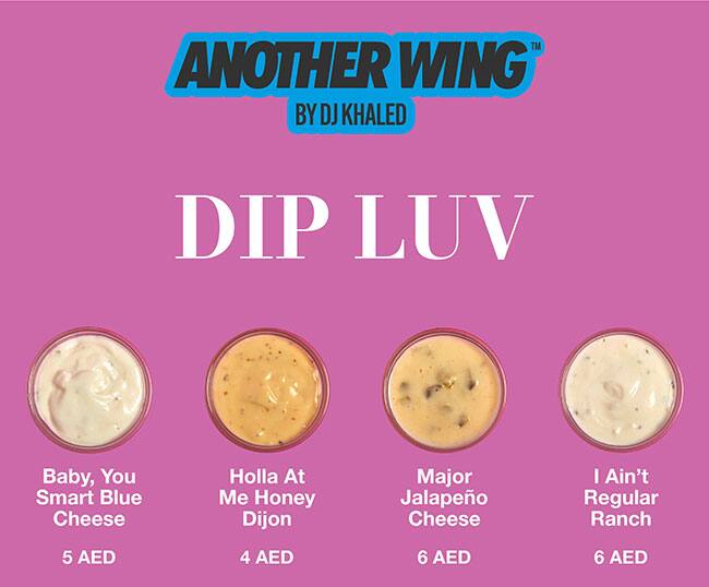 Another Wing by DJ Khaled Menu 