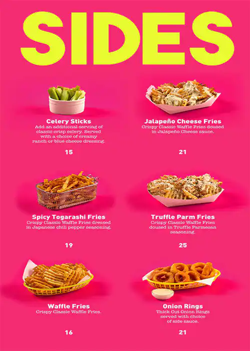 Rebel Wings Menu in Barsha 